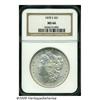 Image 1 : 1878-S S$1 MS66 NGC. Sharply struck with a bright