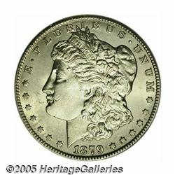 1879-CC S$1 Capped Die AU58 ANACS. VAM-3. Top 100