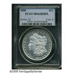 1880 S$1 MS64 Deep Mirror Prooflike PCGS. A beaut
