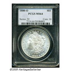1880-O S$1 MS64 PCGS. VAM-4. A Top 100 Variety. T