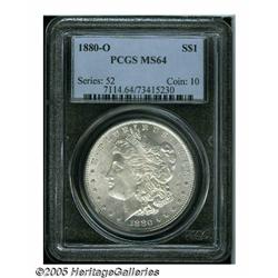 1880-O S$1 MS64 PCGS. Boldly defined, in fact tan