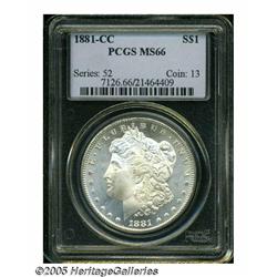 1881-CC S$1 MS66 PCGS. Despite the relatively low