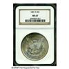 1881-S S$1 MS67 NGC. Fully struck, highly lustrou