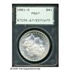 Image 1 : 1881-S S$1 MS67 PCGS. Sharply struck, from mildly