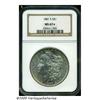 1881-S S$1 MS67 S NGC. Fully struck with bright, 