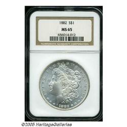 1882 S$1 MS65 NGC. Fully brilliant. The frosty de