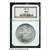 1882 S$1 MS65 NGC. Fully brilliant. The frosty de