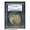 Image 1 : 1882-S S$1 MS67 PCGS. A rich coating of russet-re