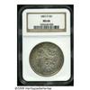 1883-O S$1 MS66 NGC. Lovely original golden-brown