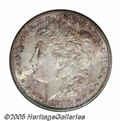 1883-S S$1 MS64 PCGS. This scarce coin has mottle