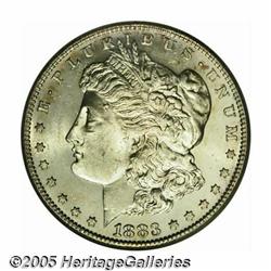 1883-S S$1 MS64 Prooflike ANACS. Mostly brilliant