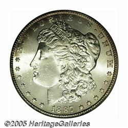 1887-S S$1 MS65 PCGS. Ex: Larry Shapiro. Even tho