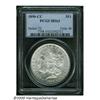 1890-CC S$1 MS63 PCGS. Bright silvery surfaces di