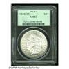 1892-CC S$1 MS63 PCGS. Softly detailed above the 
