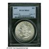 1893 S$1 MS63 PCGS. Lightly toned in tan tints. A