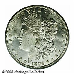 1893-CC S$1 MS64 PCGS. The Carson City Mint build