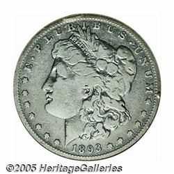 1893-S S$1 --Cleaned--ANACS. Fine Details, Net VG