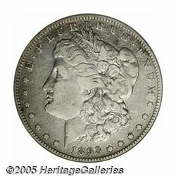 1893-S S$1 VF20 ICG. Light to medium gray with th