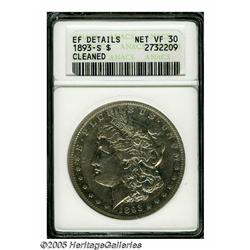 1893-S S$1 --Cleaned--ANACS. XF Details, Net VF30