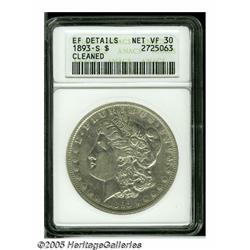 1893-S S$1 --Cleaned--ANACS. XF Details, Net VF30