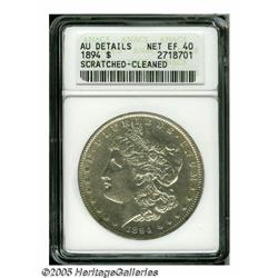 1894 S$1 --Scratched, Cleaned--ANACS. AU Details,