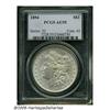 Image 3 : 1894 S$1 AU55 PCGS. Mostly brilliant with just th