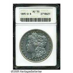 1895-O S$1 AU50 ANACS. This lightly circulated O-