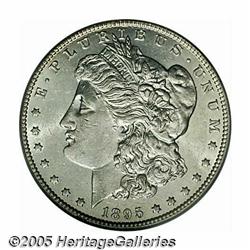 1895-O S$1 AU58 PCGS. An untoned and well struck 