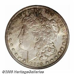 1895-S S$1 MS66 NGC. Struck in the final year of 