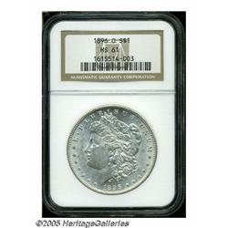 1896-O S$1 MS61 NGC. A lustrous and boldly struck
