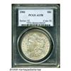 Image 1 : 1901 S$1 AU58 PCGS. Very softly struck over the c