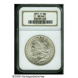 1901-O S$1 MS66 NGC. Refreshingly clean and satin