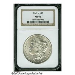 1901-O S$1 MS66 NGC. Boldly struck, if typically 