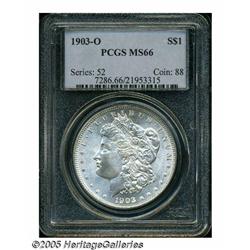 1903-O S$1 MS66 PCGS. The fully lustrous and esse