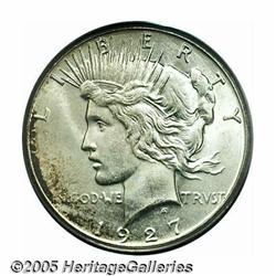 1927-S S$1 MS65 PCGS. The 1927-S has the third lo