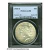 1934-S S$1 AU58 PCGS. Whispers of golden-brown pa