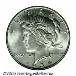 1934-S S$1 MS64 PCGS. Well struck for an S-mint i