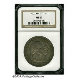 1900 S$1 Lafayette Dollar MS62 NGC. DuVall 1-B. D