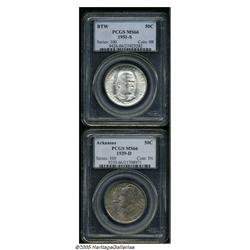 1939-D 50C Arkansas MS66 PCGS, well struck, richl