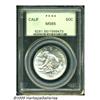 Image 1 : 1925-S 50C California MS65 PCGS. Potent luster an