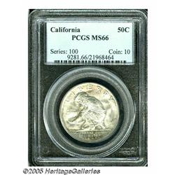 1925-S 50C California MS66 PCGS. Blushes of apple