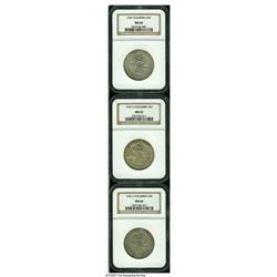 1936 SET Columbia PDS Set MS65 to MS66 NGC. The s