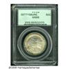 Image 1 : 1936 50C Gettysburg MS66 PCGS. Medium golden-gray