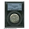 Image 1 : 1939 50C Oregon MS66 PCGS. The only interruption 