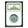 Image 1 : 1948-S 50C Booker T. Washington MS67 NGC. An unbe