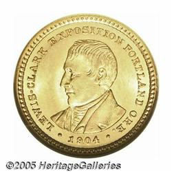 1904 G$1 Lewis and Clark MS65 NGC. Exceptionally 