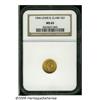 Image 3 : 1904 G$1 Lewis and Clark MS65 NGC. Exceptionally 