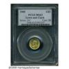 Image 3 : 1905 G$1 Lewis and Clark MS63 PCGS. Brilliant and