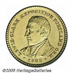 1905 G$1 Lewis and Clark MS64 PCGS. Fully brillia