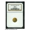 Image 1 : 1915-S G$1 Panama-Pacific Gold Dollar MS64 NGC. E